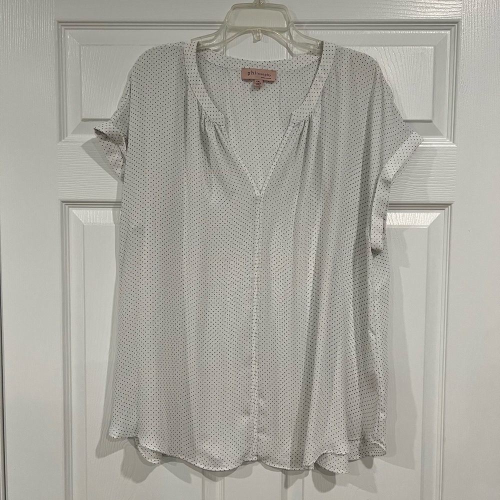 Philosophy Short Sleeve Blouse